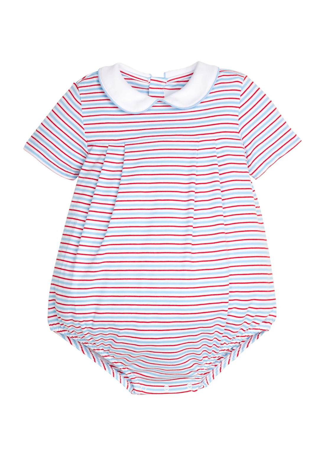 Pleated Peter Pan Bubble - Primary Stripe