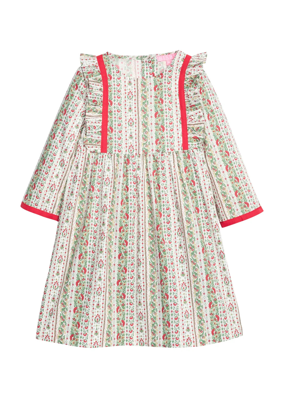 Porto Dress - St Moritz Floral Stripe