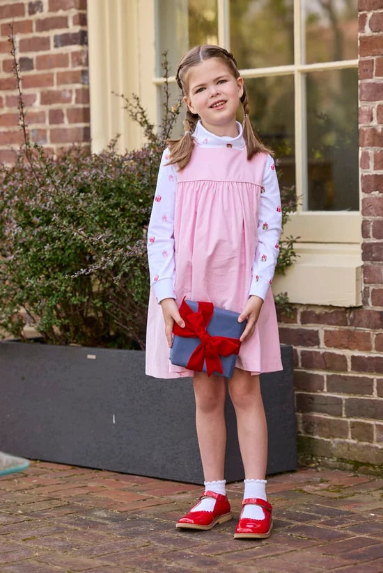 Madison Jumper Set- Light Pink Corduroy Presents