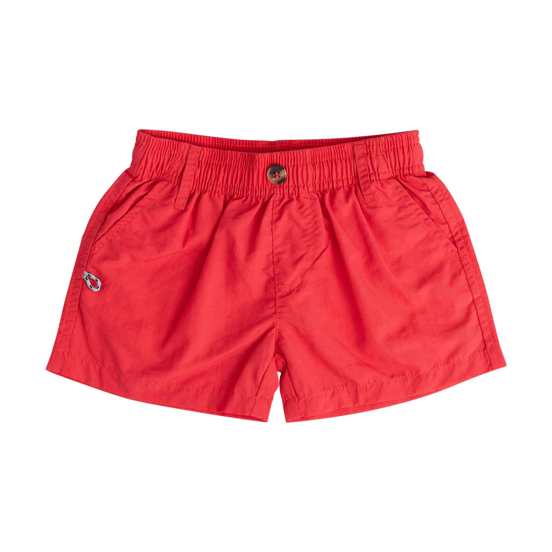 Outrigger Performance Shorts in Watermelon Red