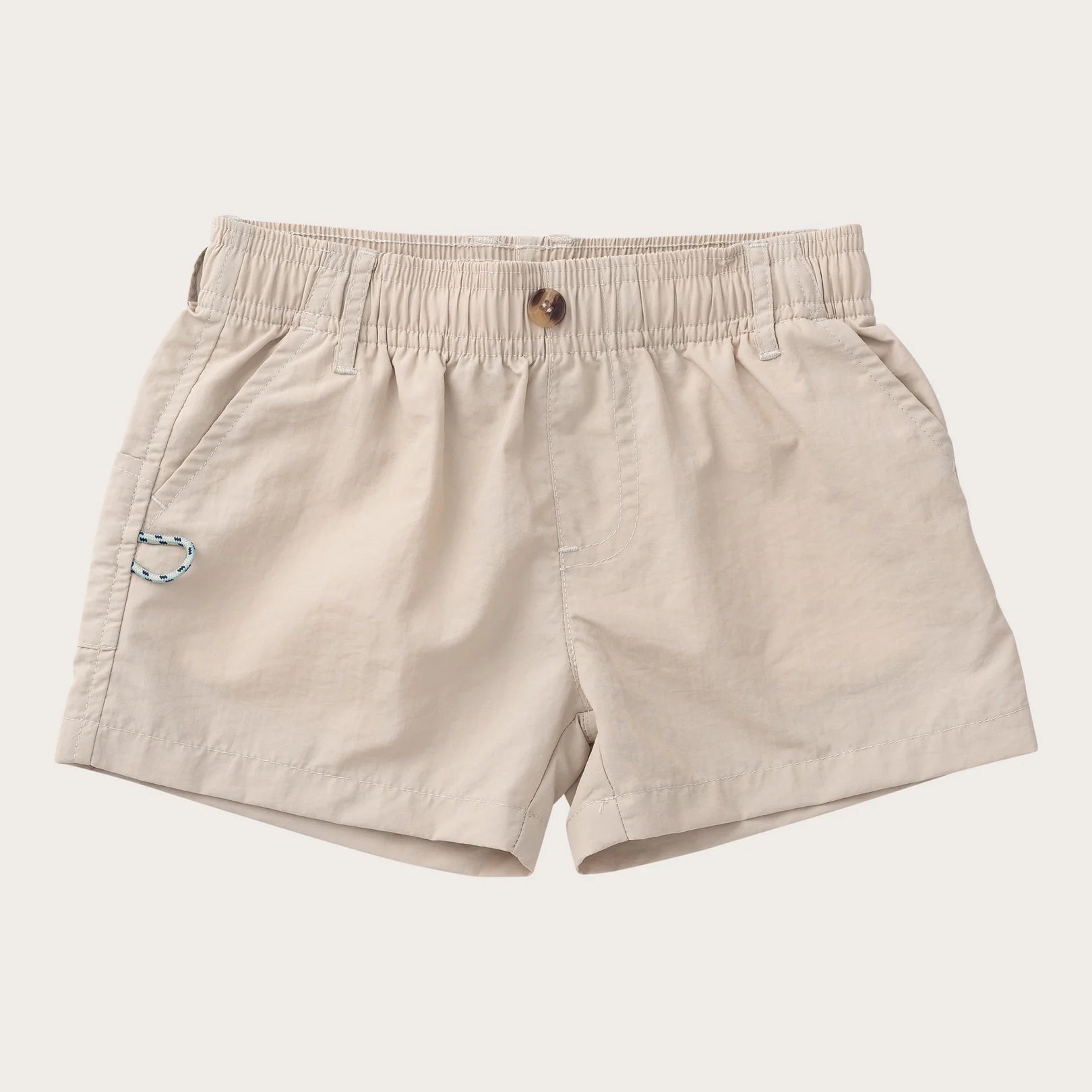 Boys' Outrigger Performance Short in Feather Gray Khaki