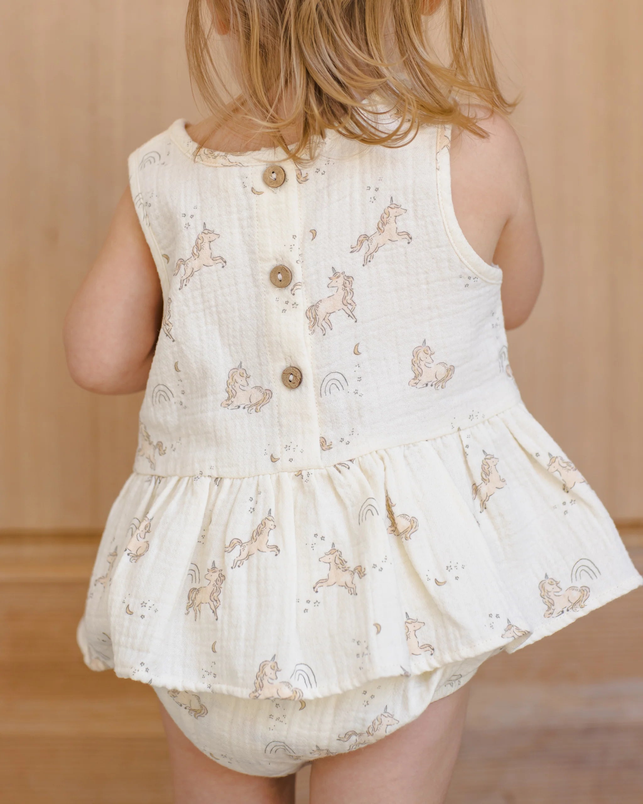 Sleeveless Peplum Set | Unicorns