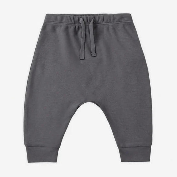 Long Sleeve Henley Tee + Drawstring Pant- Midnight