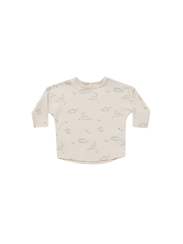 Long Sleeve Tee + Drawstring Pant Set | Dino