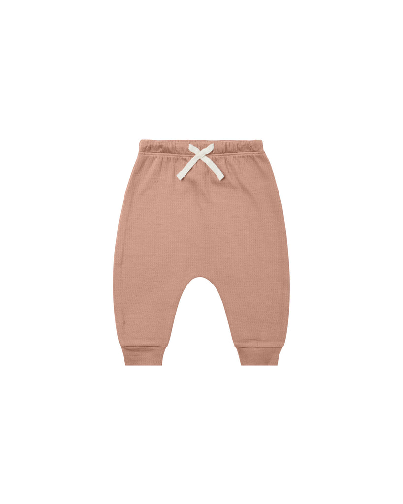 Pocket Sweatshirt + Pointelle Sweatpant Set