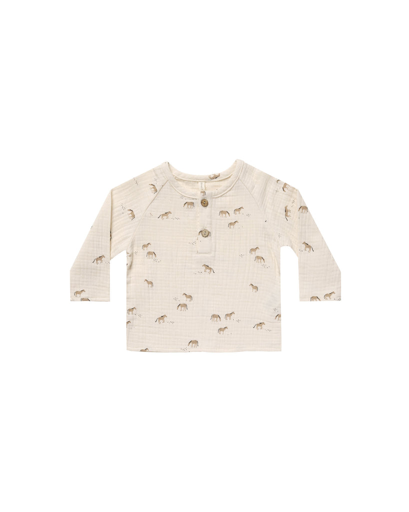 Zion Shirt + Luca Pant Set | Horses