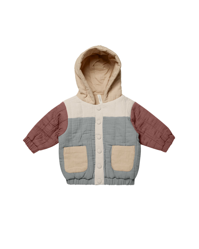 Hooded Jacket | Colorblock