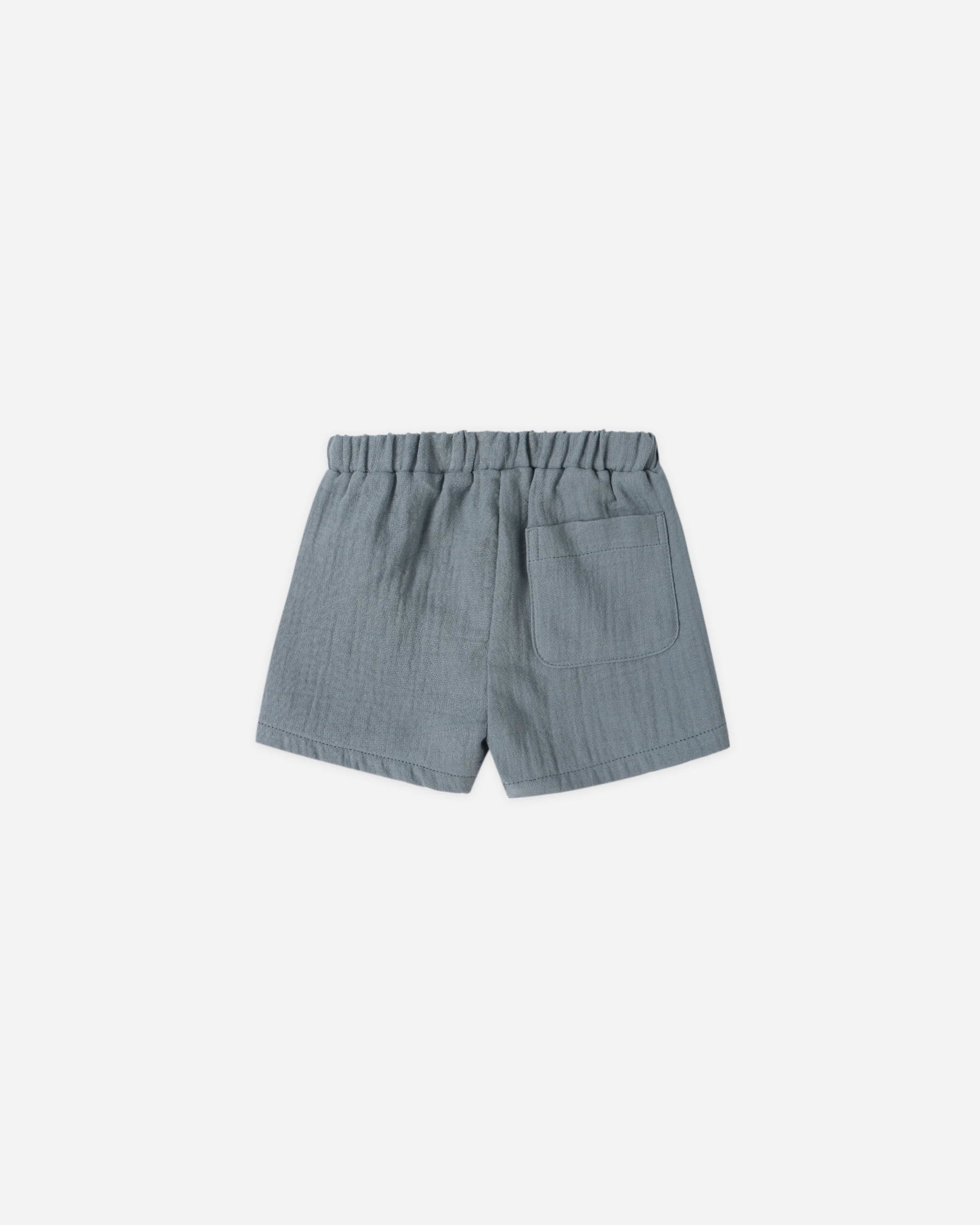 Jaxon Shirt + Short | Blue Plaid, Ocean