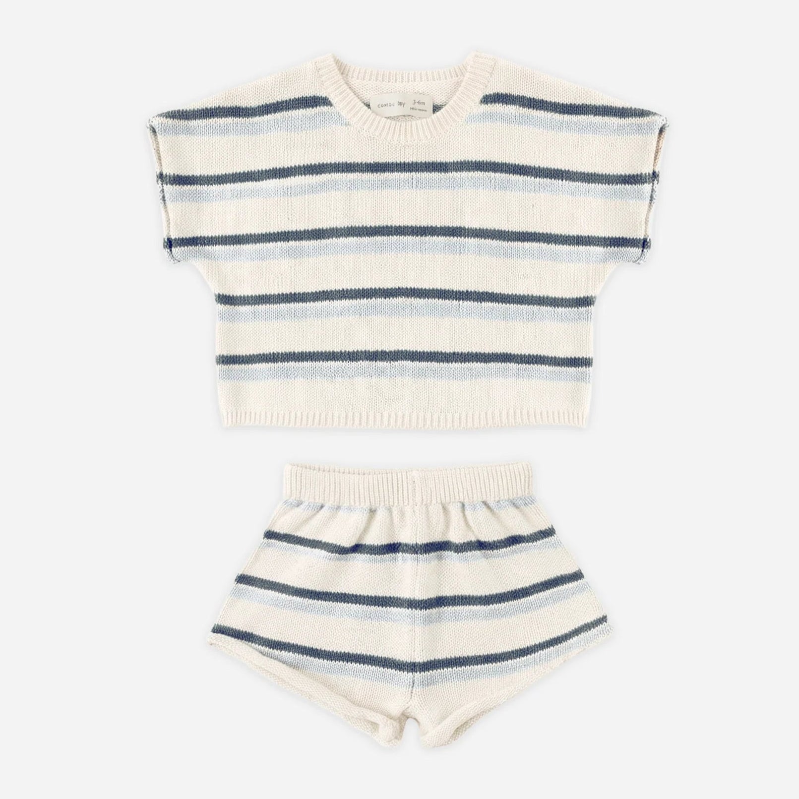 Relaxed Summer Knit Set- Ocean