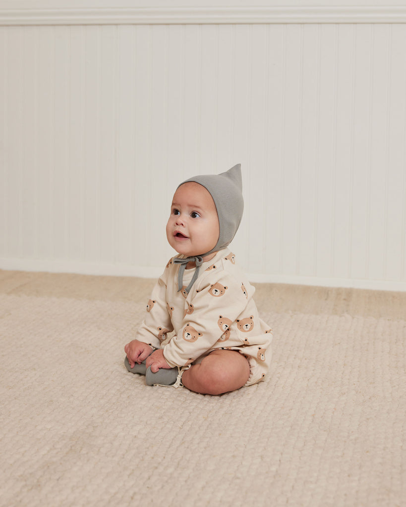 Teddy Crewneck Bubble Romper