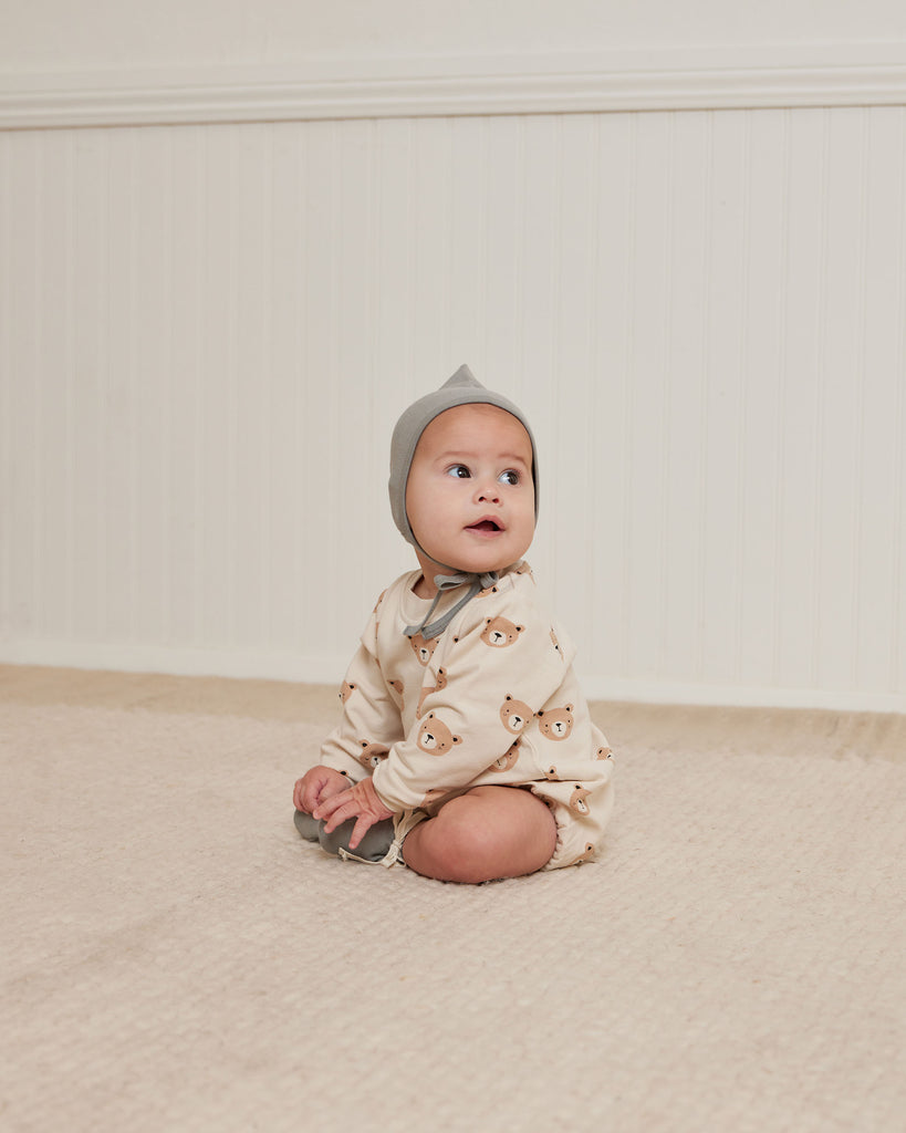 Teddy Crewneck Bubble Romper