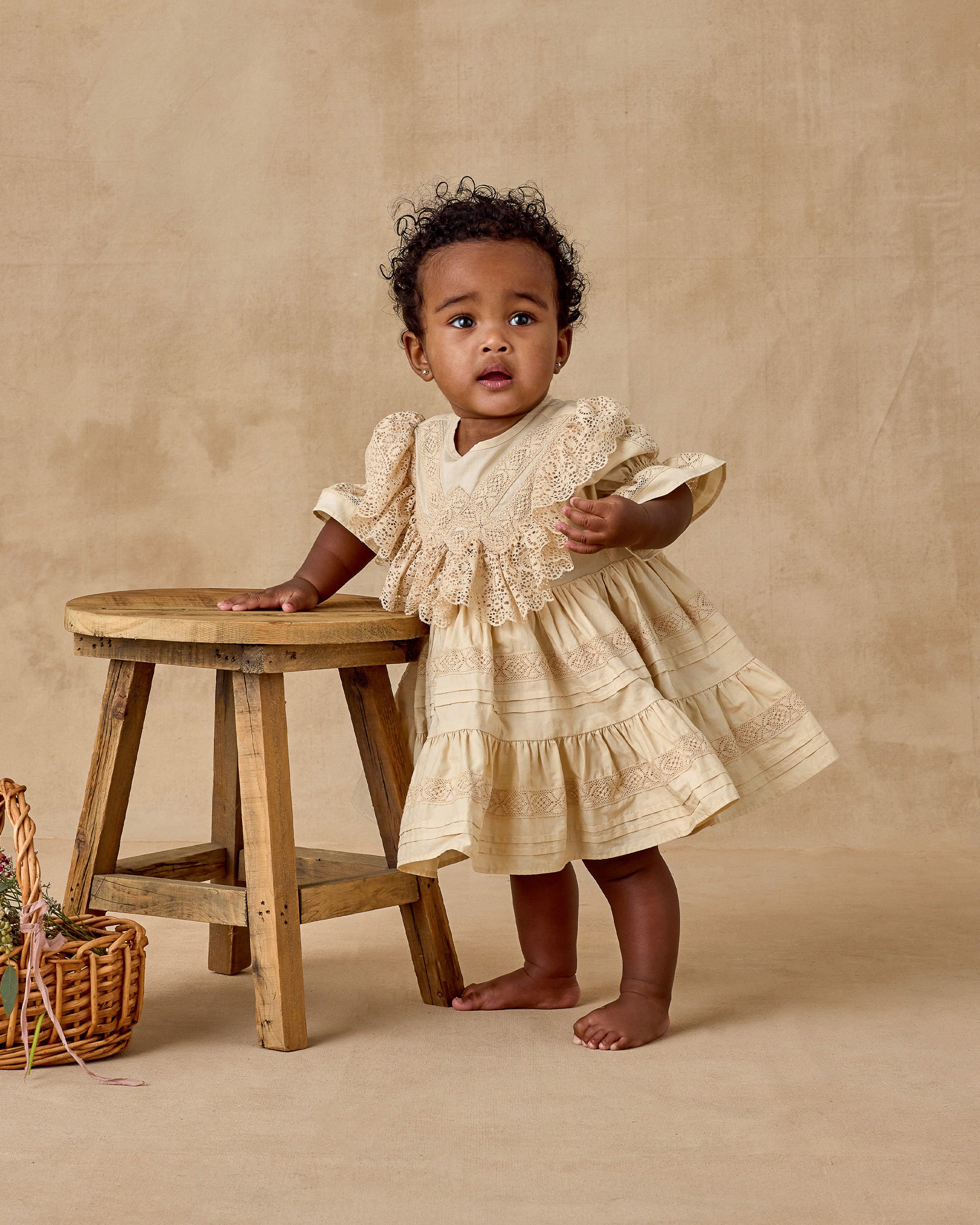 Genevieve Dress | Ecru