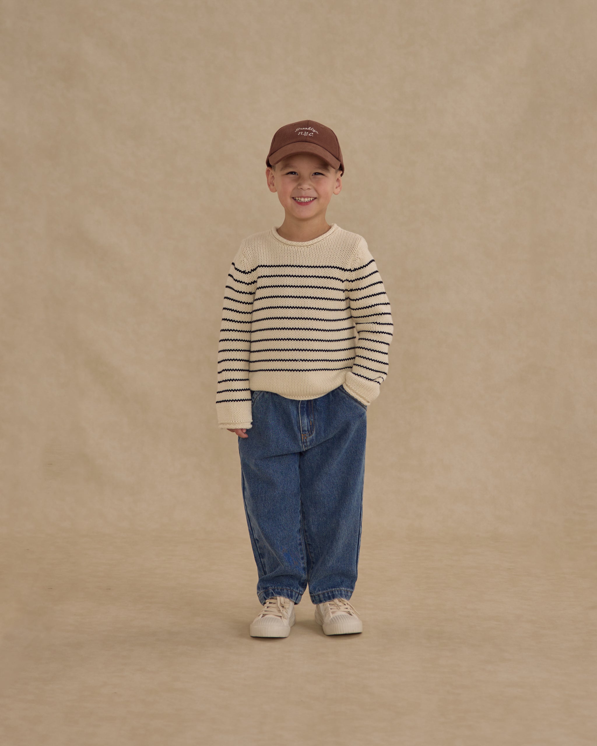 Jacques Sweater || Black Stripe