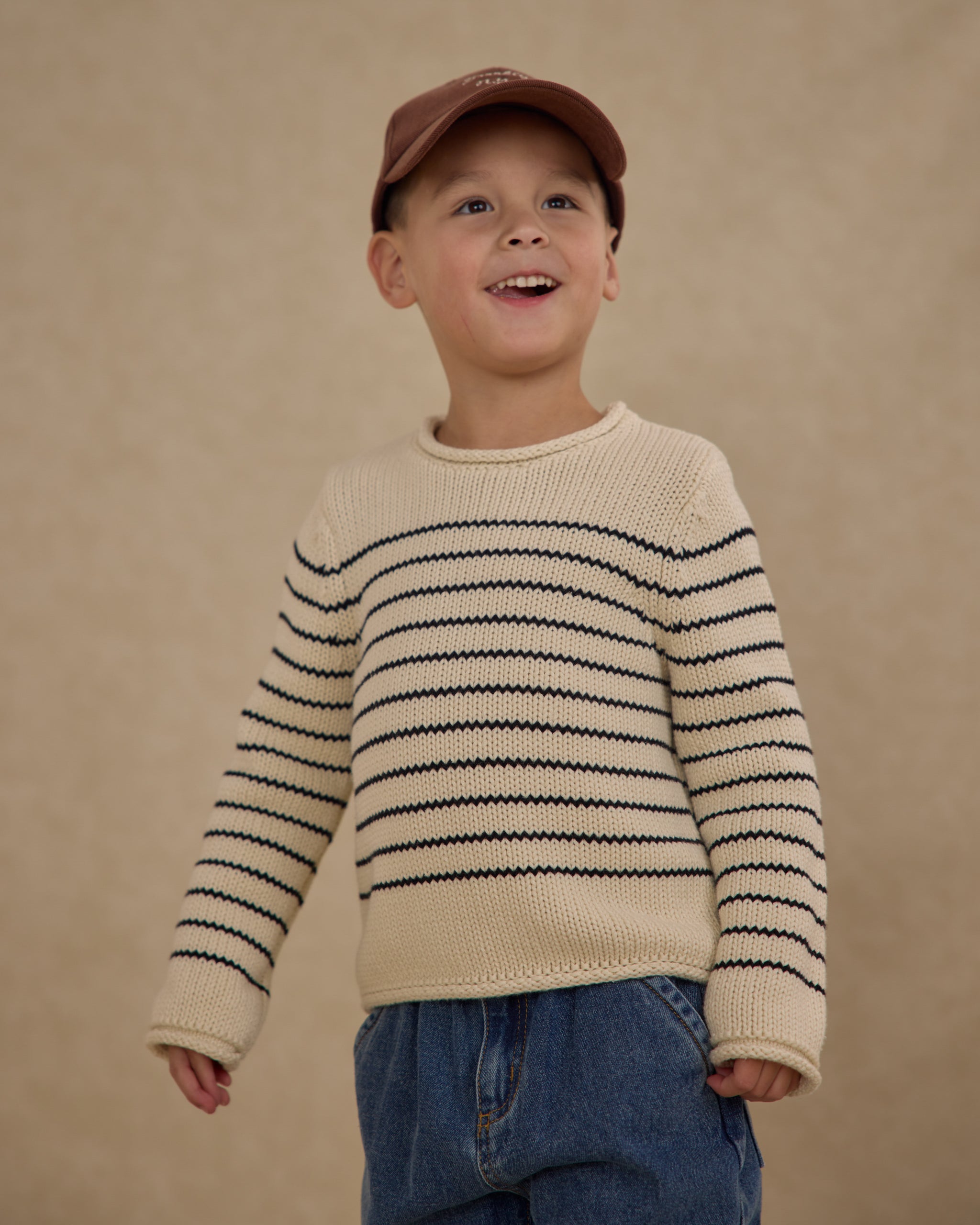 Jacques Sweater || Black Stripe