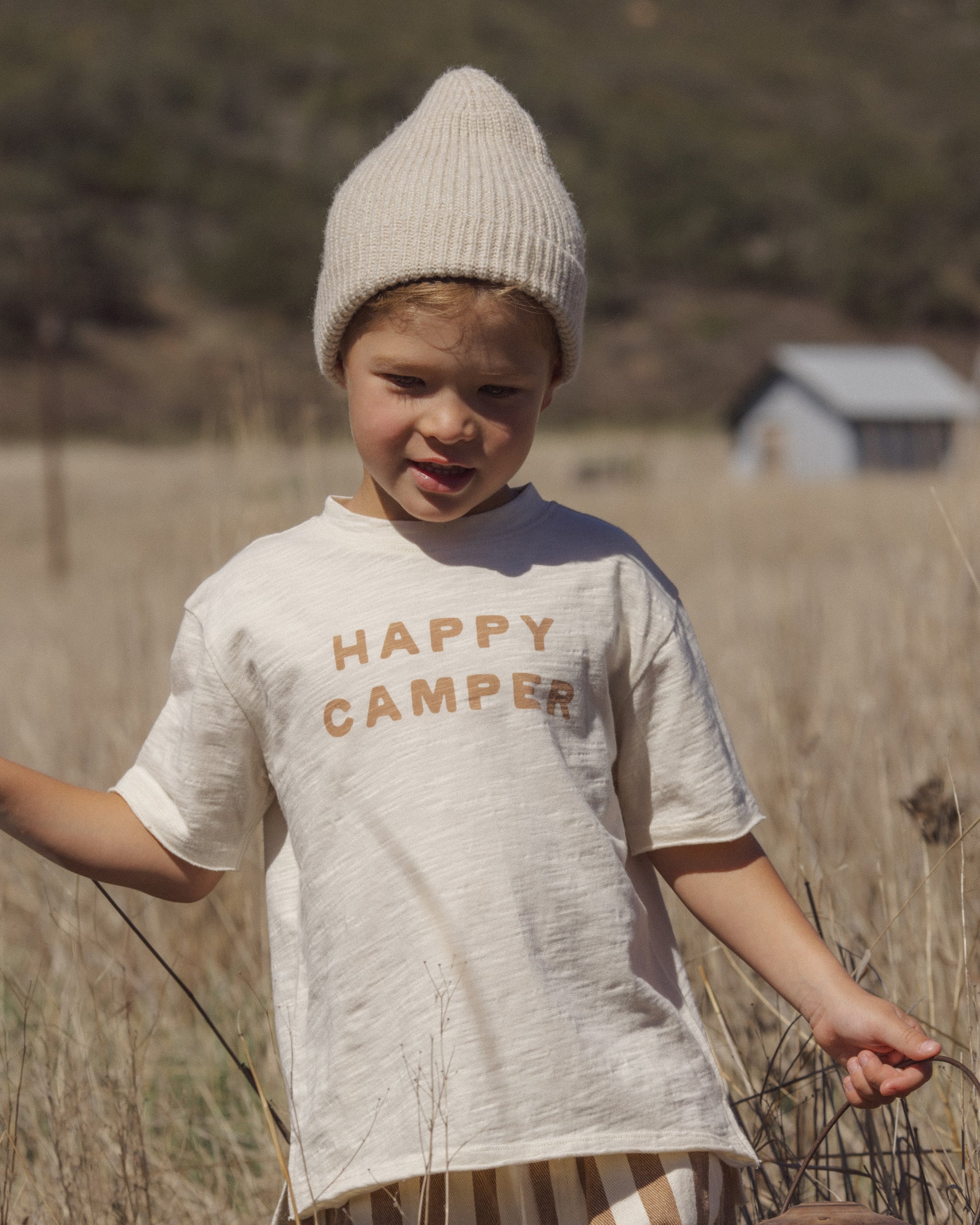 Raw Edge Tee | Happy Camper