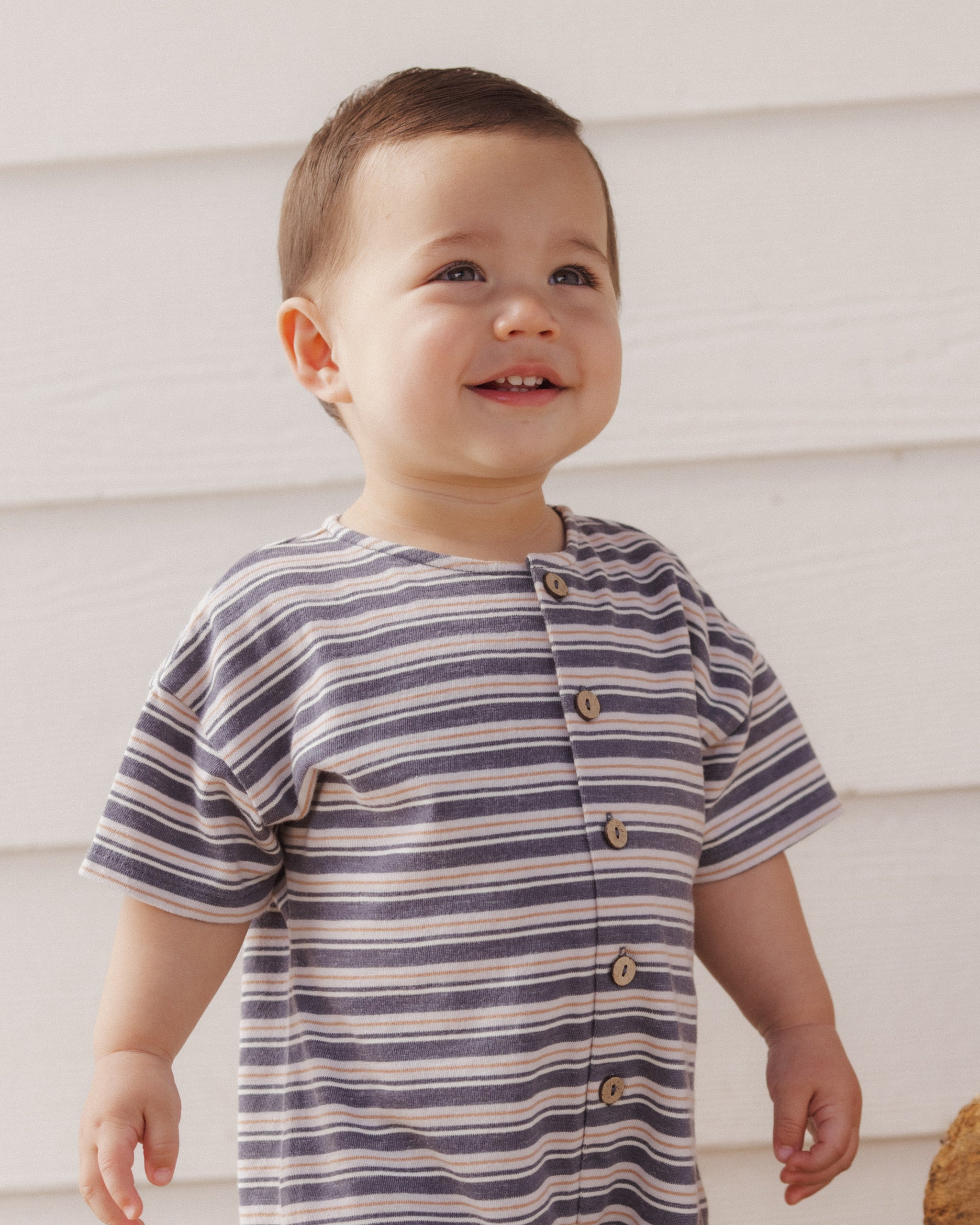 Hayes Jumpsuit | Blue Stripe