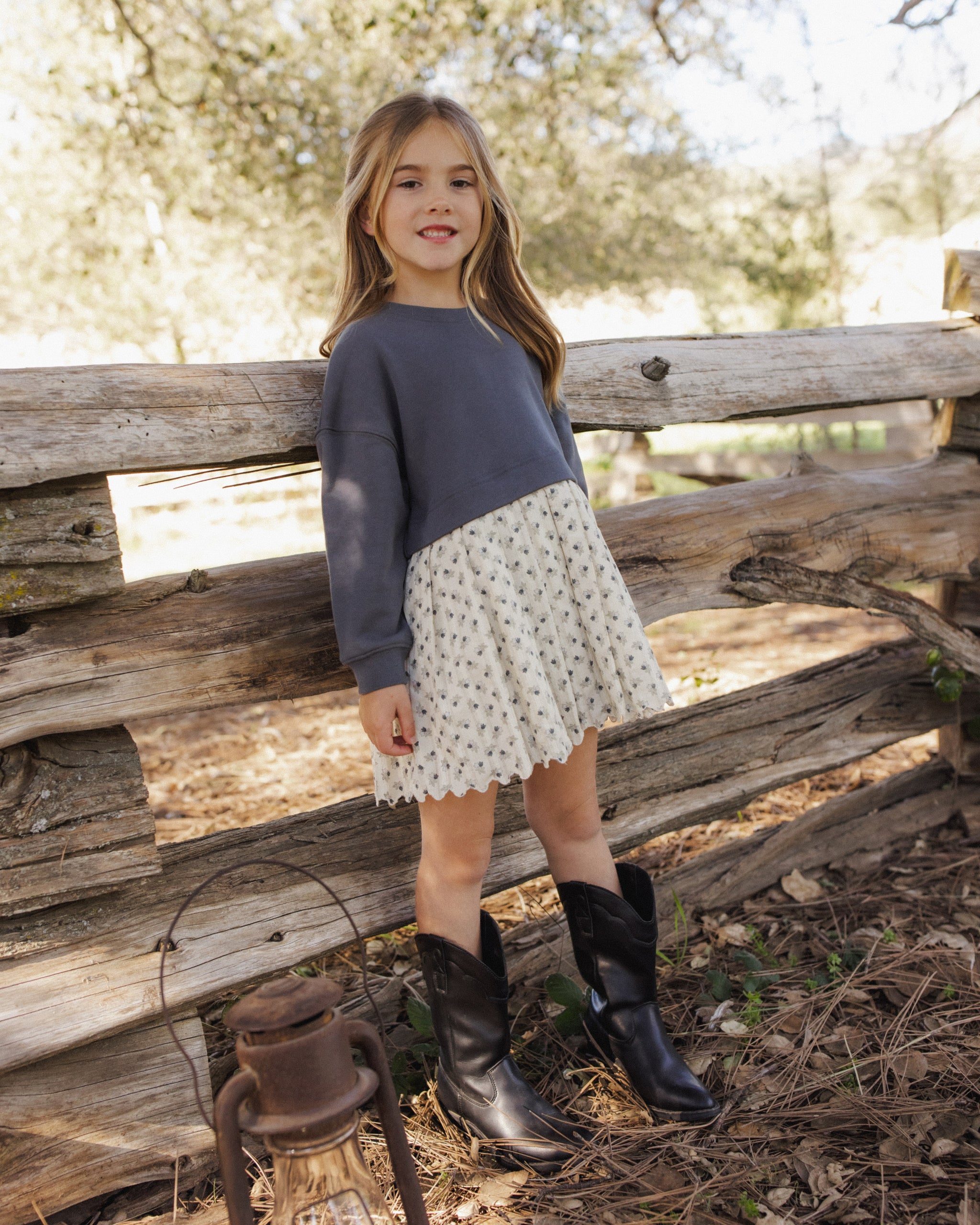 Sweatshirt Dress | Vintage Fleur