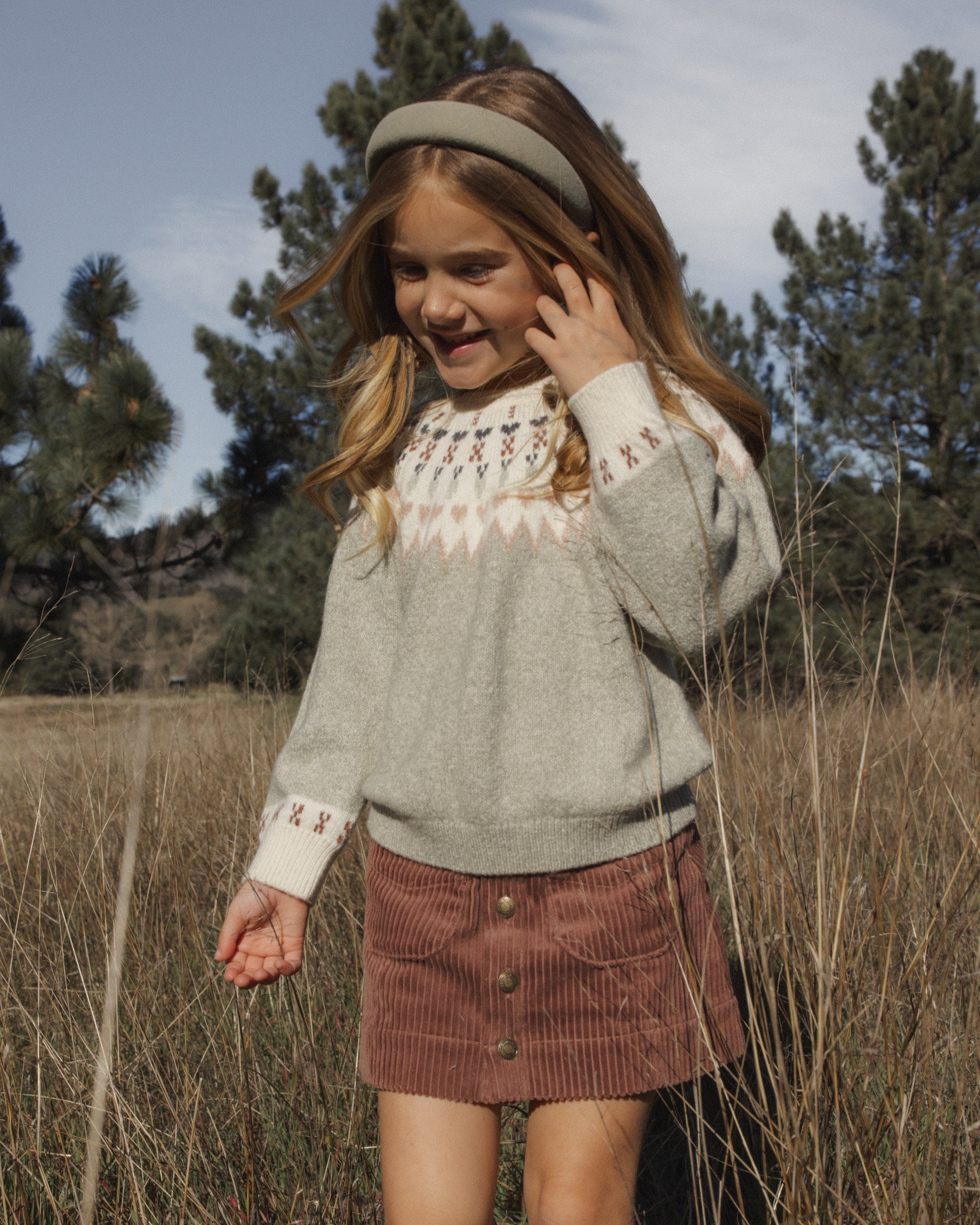 Fair Isle Sweater | Sage