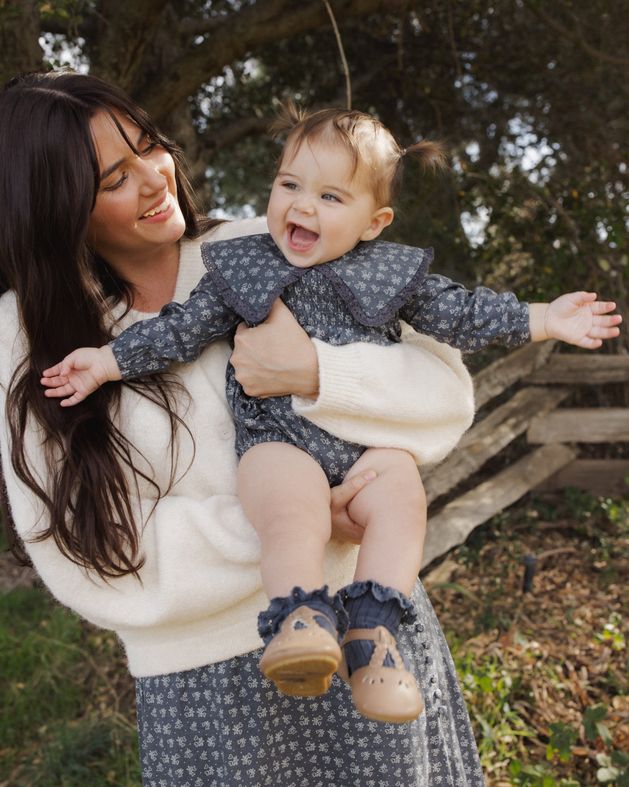Fern Romper | Heart Ditsy