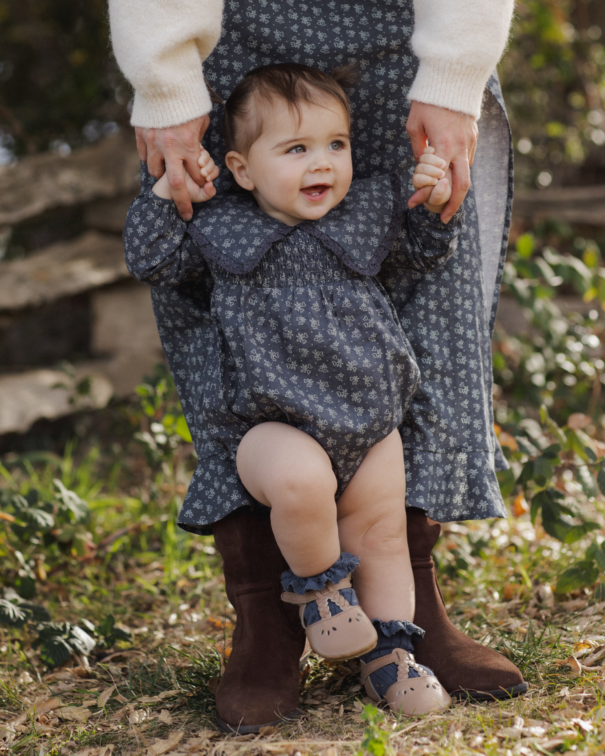 Fern Romper | Heart Ditsy