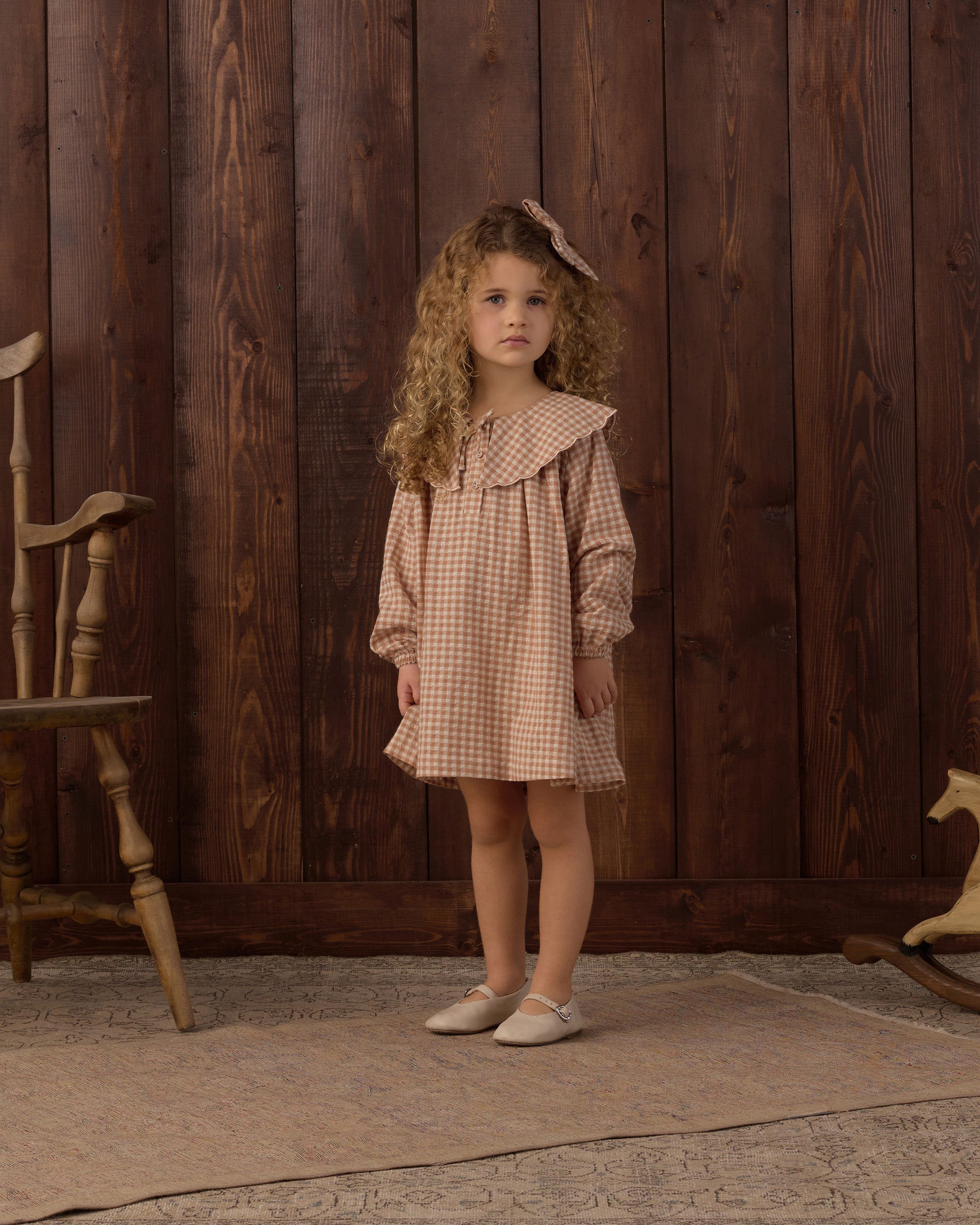 Colette Mini Dress | Fawn Gingham