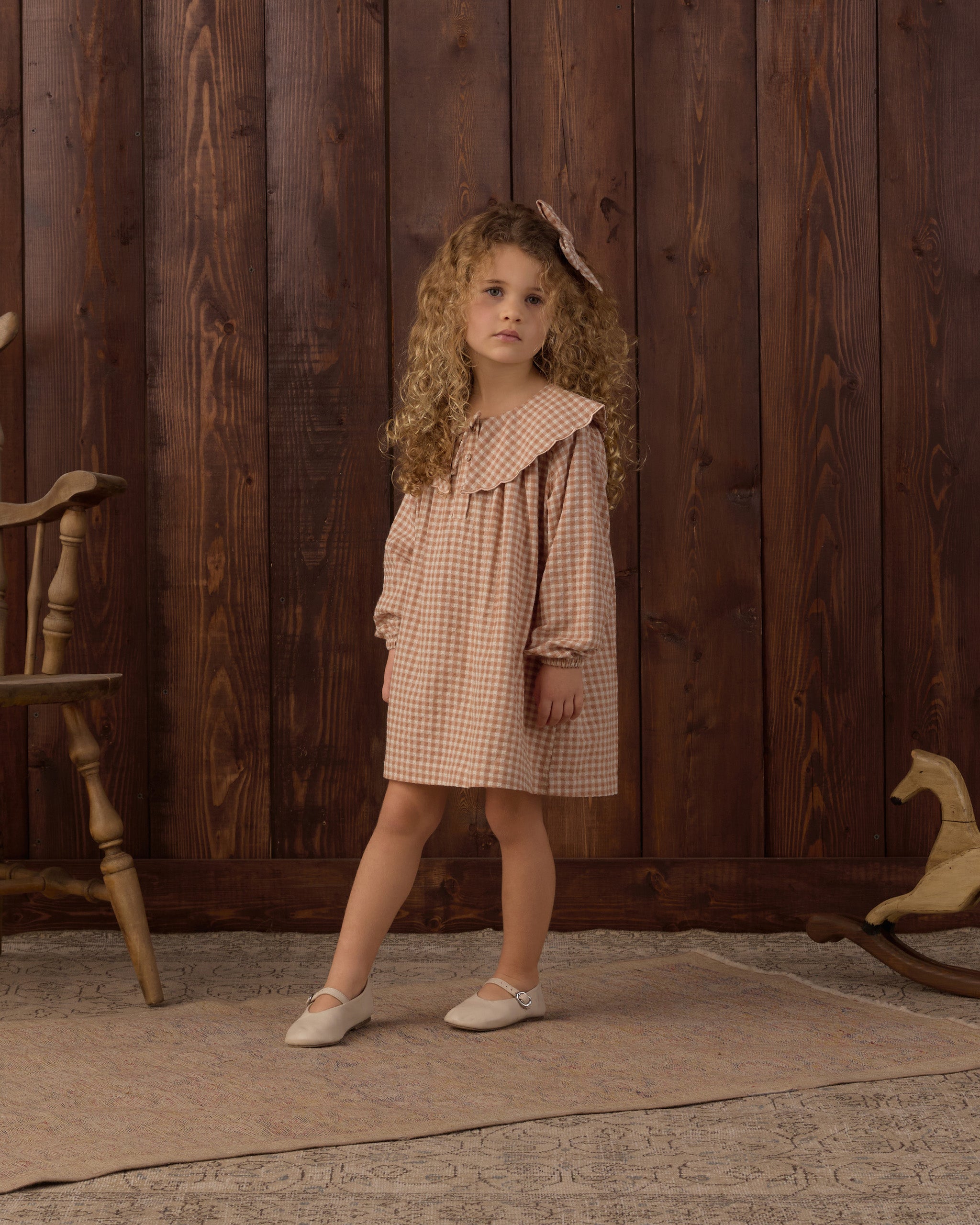 Colette Mini Dress | Fawn Gingham