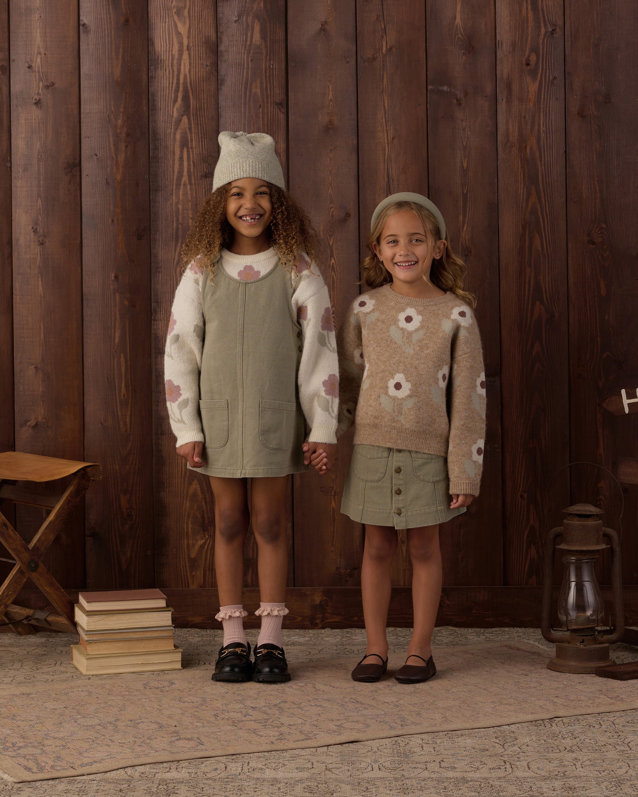 Odette Overall Dress | Dark Sage