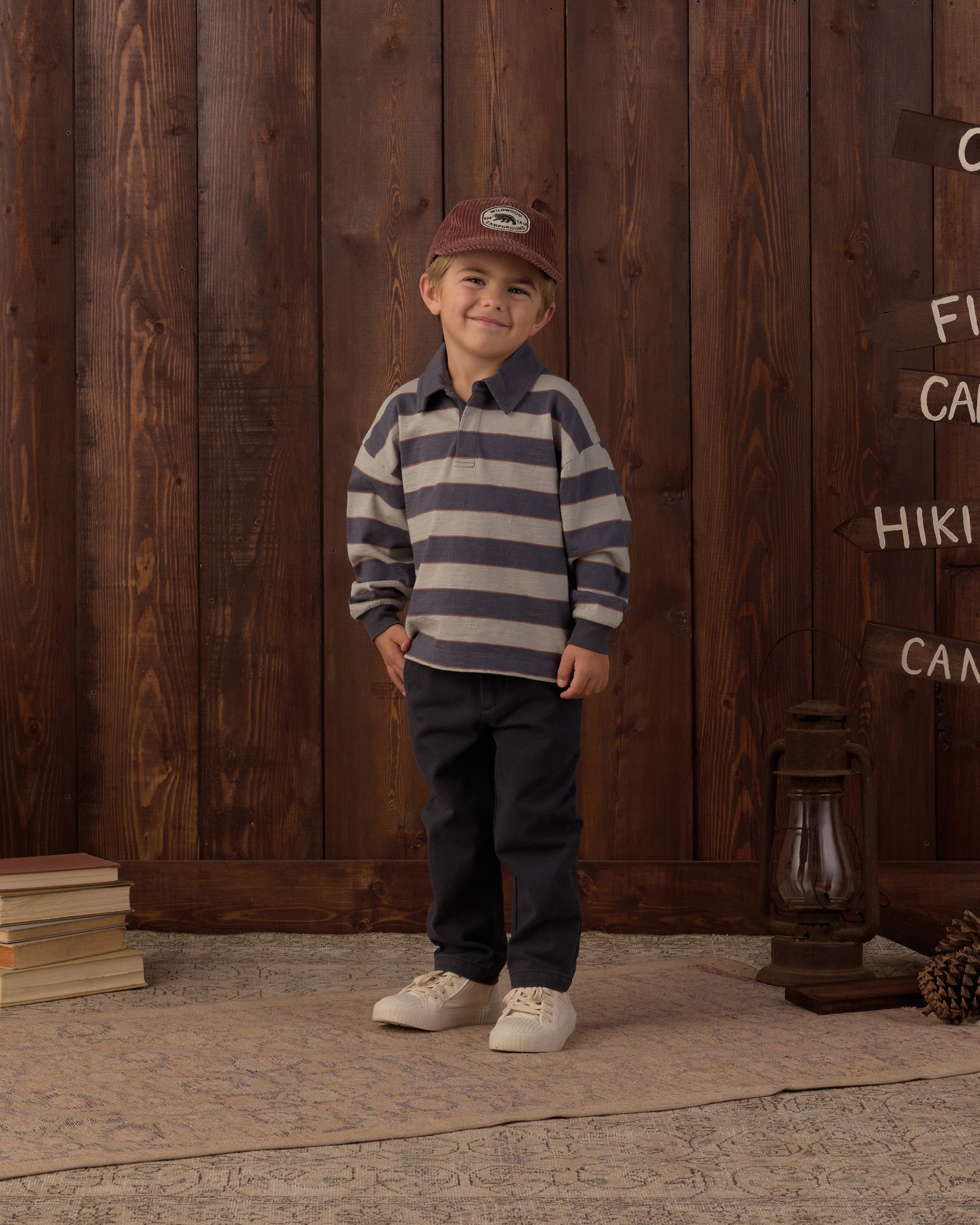 Rugby Polo | Sage Stripe