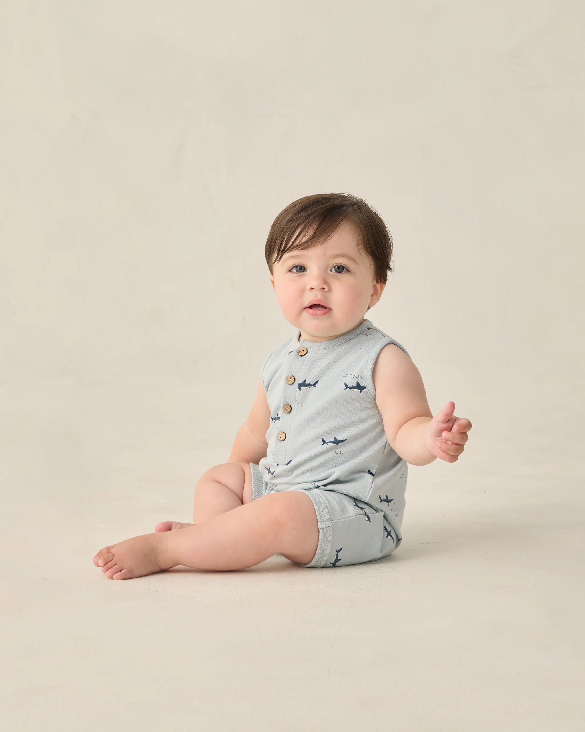 Davis Romper | Sharks