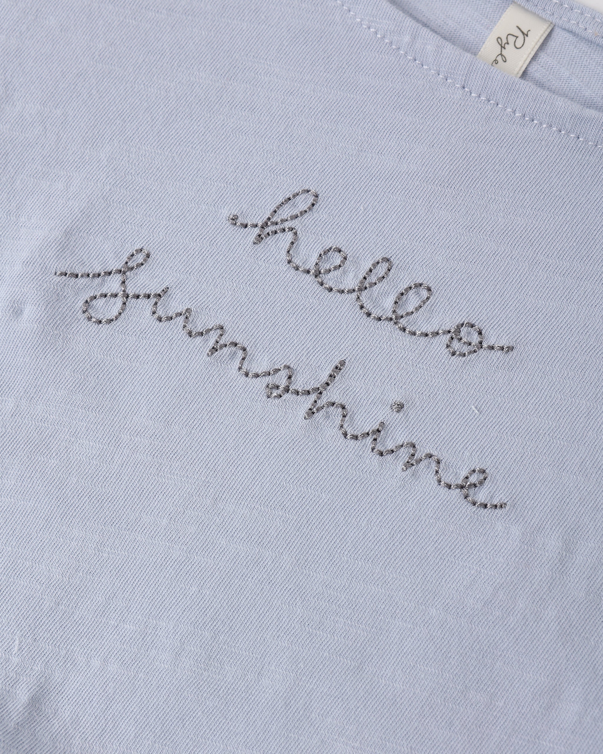 Cropped Cinch Tee | Hello Sunshine