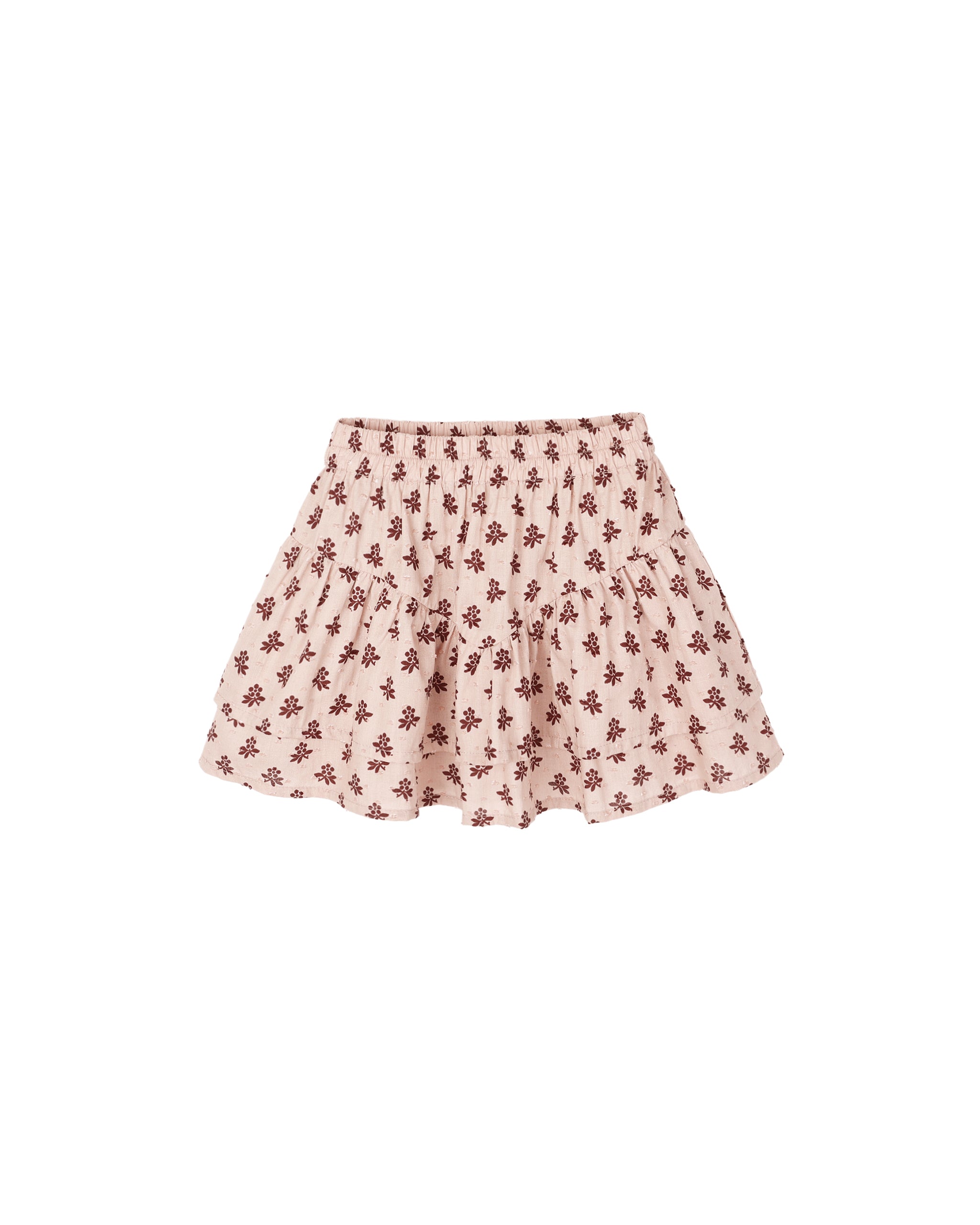 Trixie Top + Tiered Mini Skirt || Blush Fleur