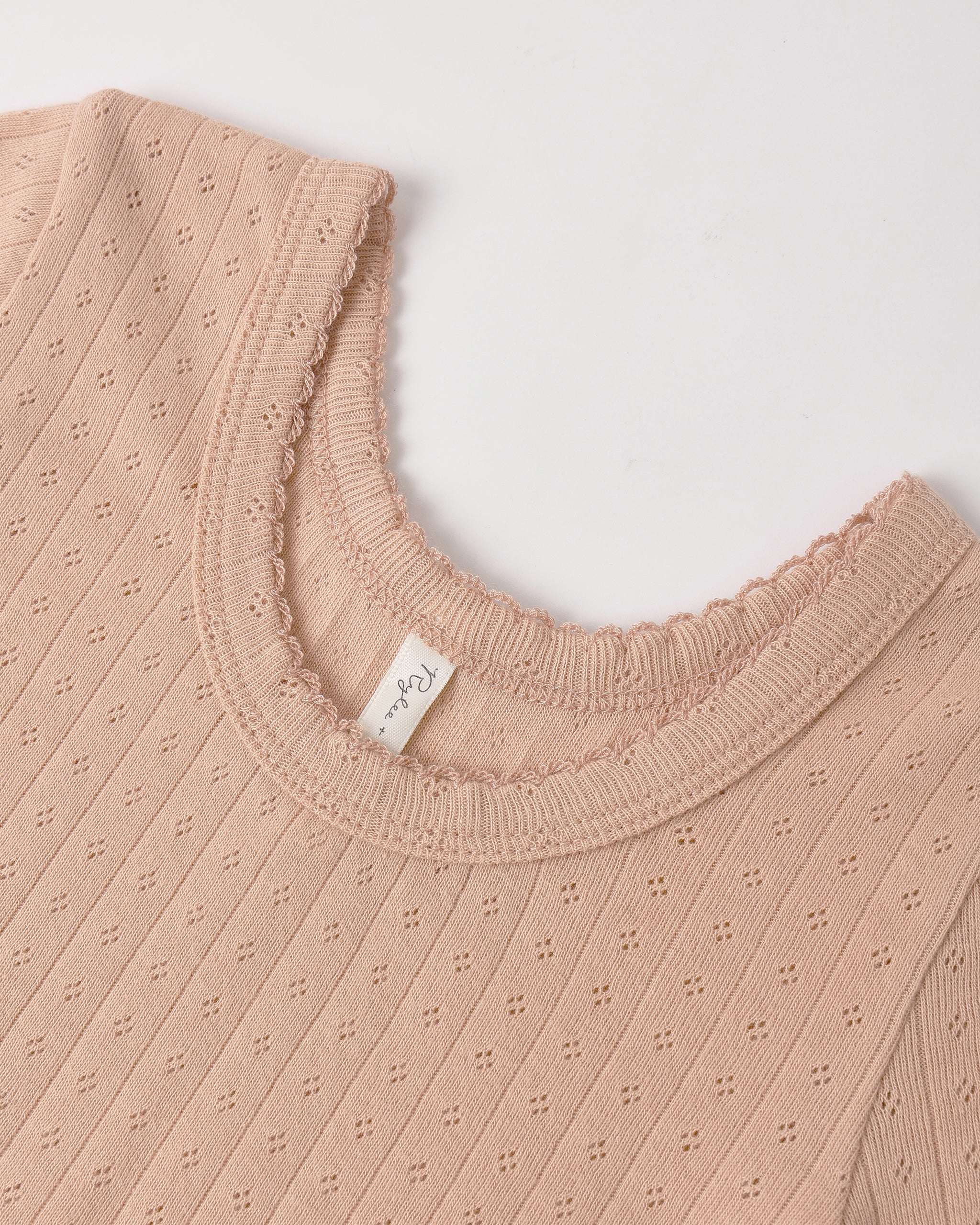 Pointelle Tee | Melon