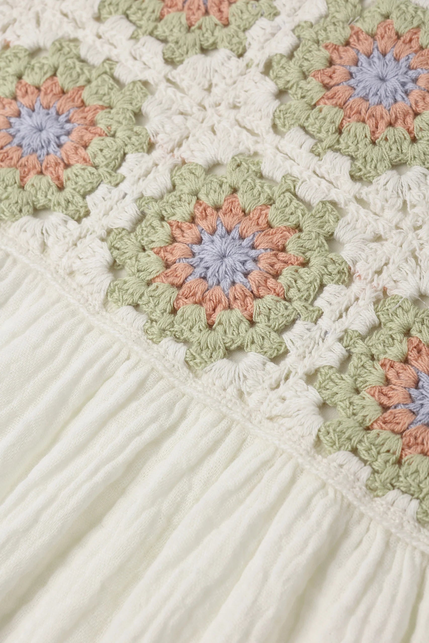 Crochet Sundress | Citron Daisy Check