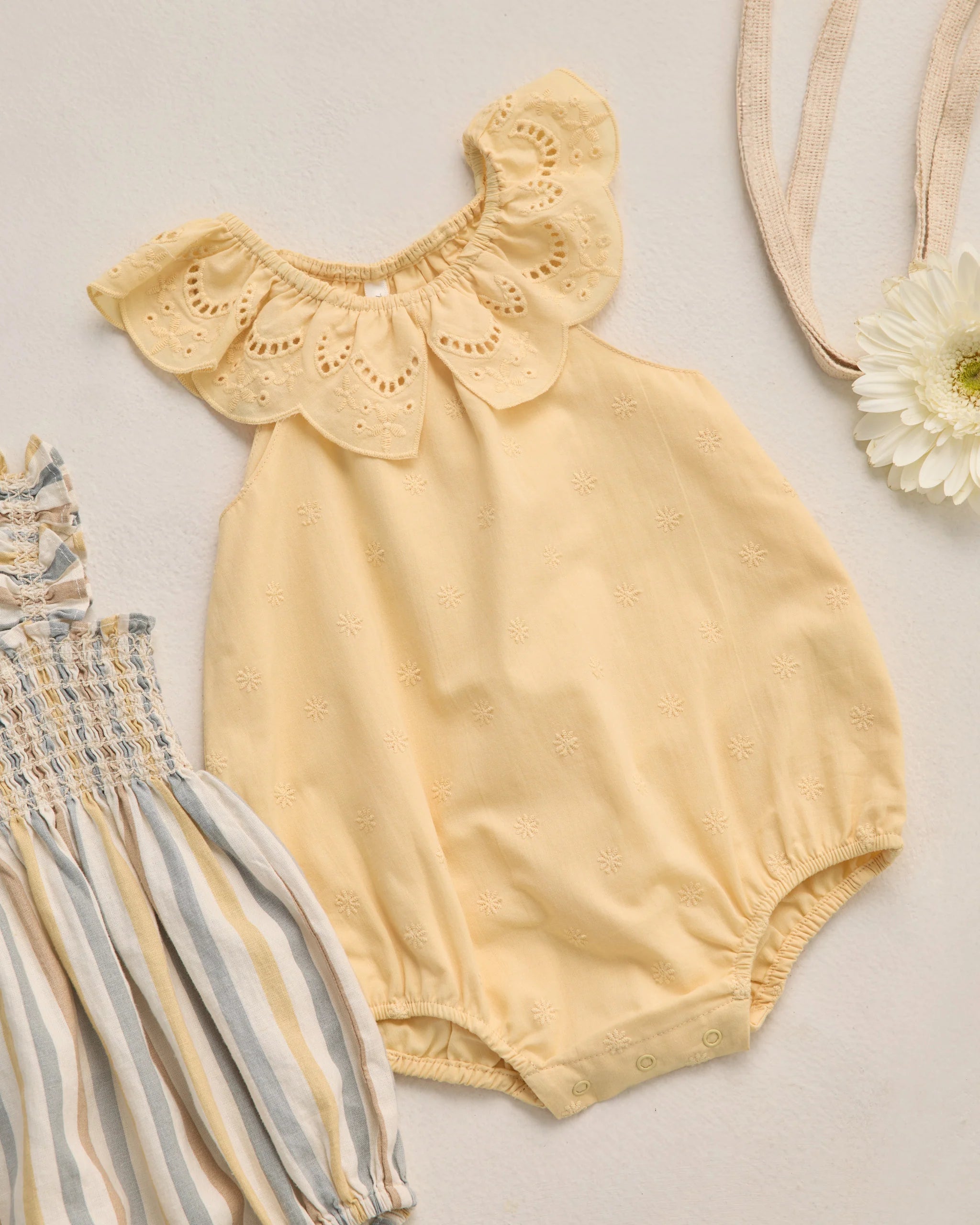Myla Romper Lemon