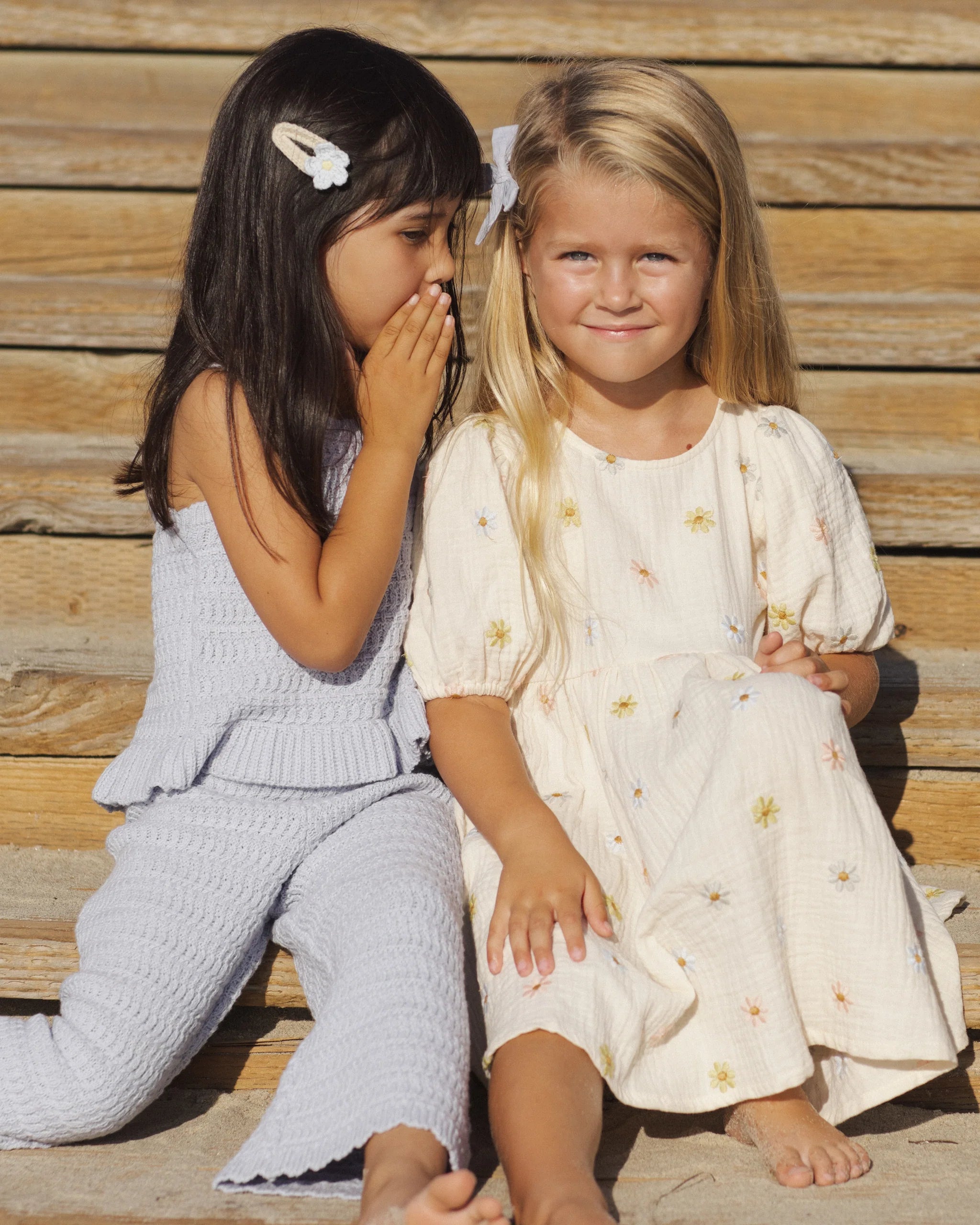 Marley Dress | Embroidered Daisy