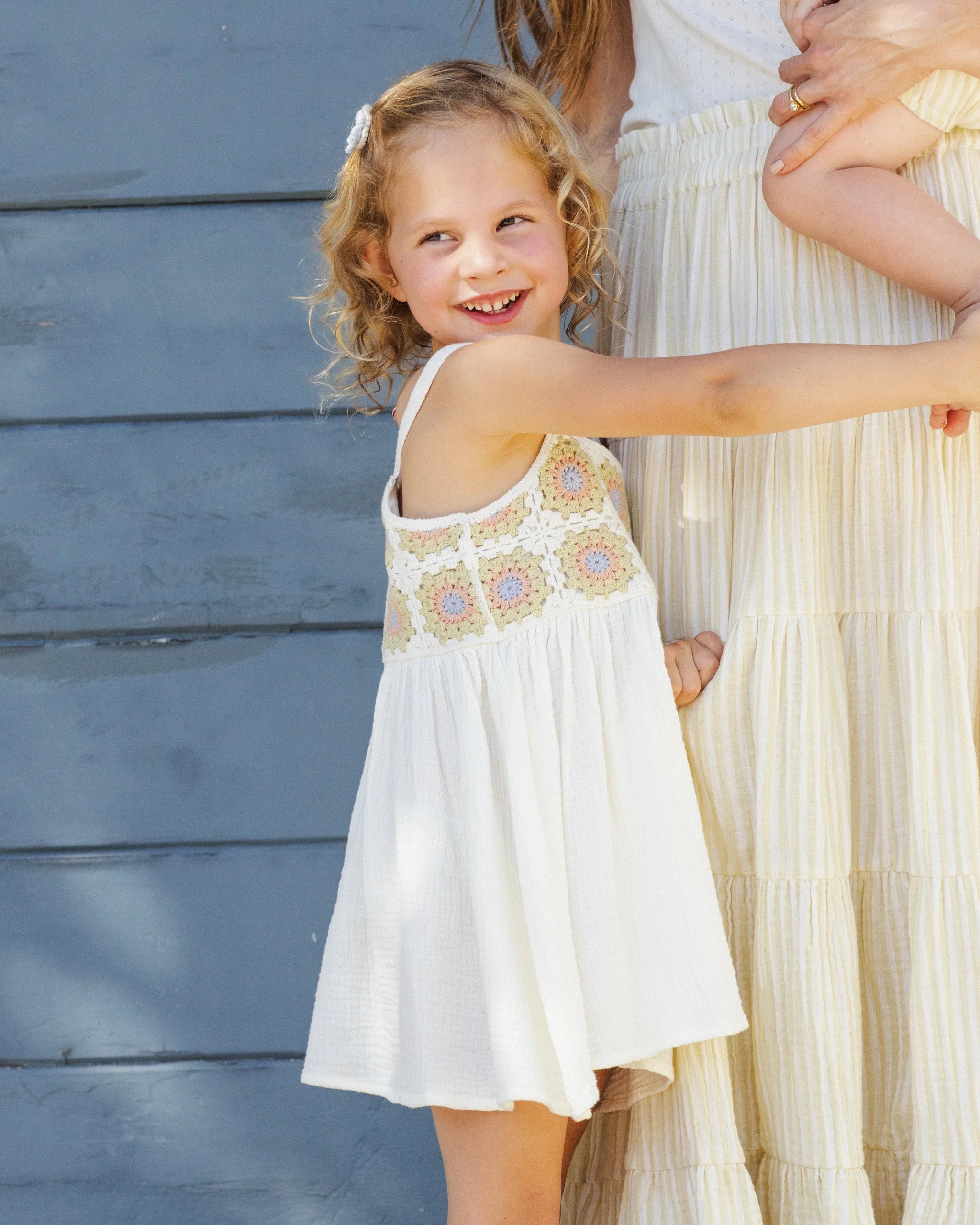 Crochet Sundress | Citron Daisy Check