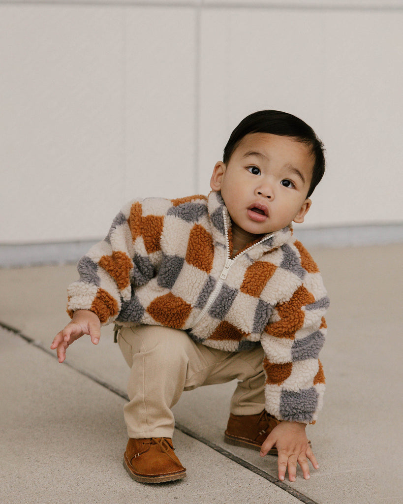Coco Jacket | Shearling Check