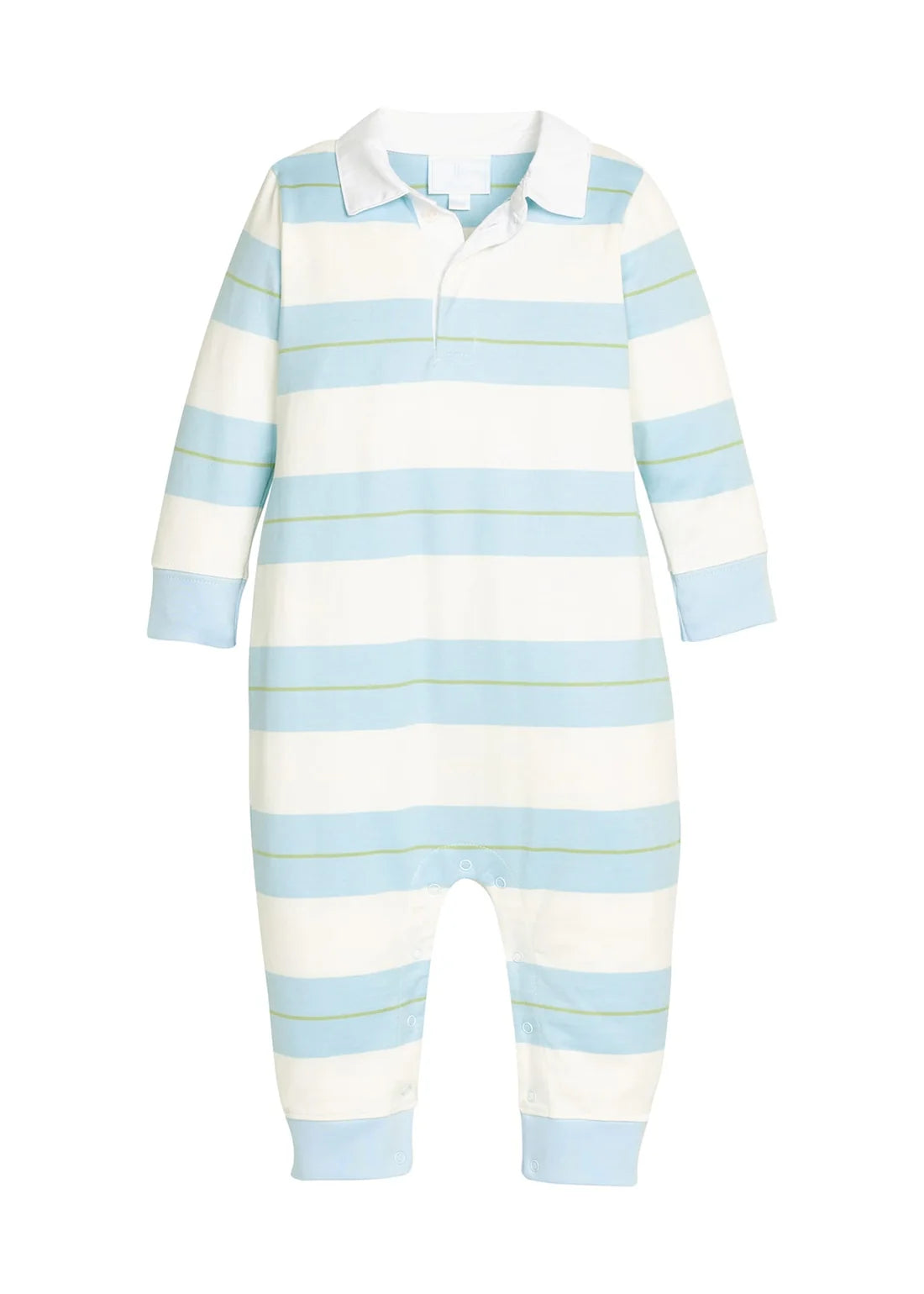 Rugby Polo Romper - Fondren Stripe