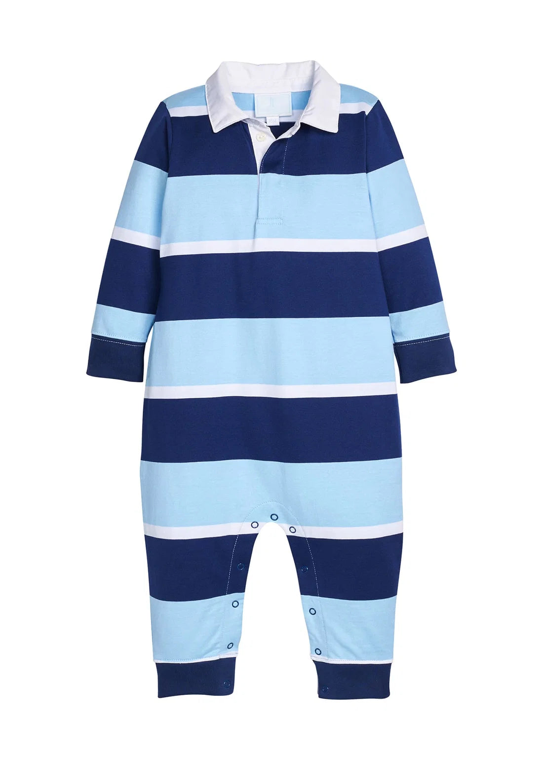 Rugby Polo Romper - Varsity Stripe