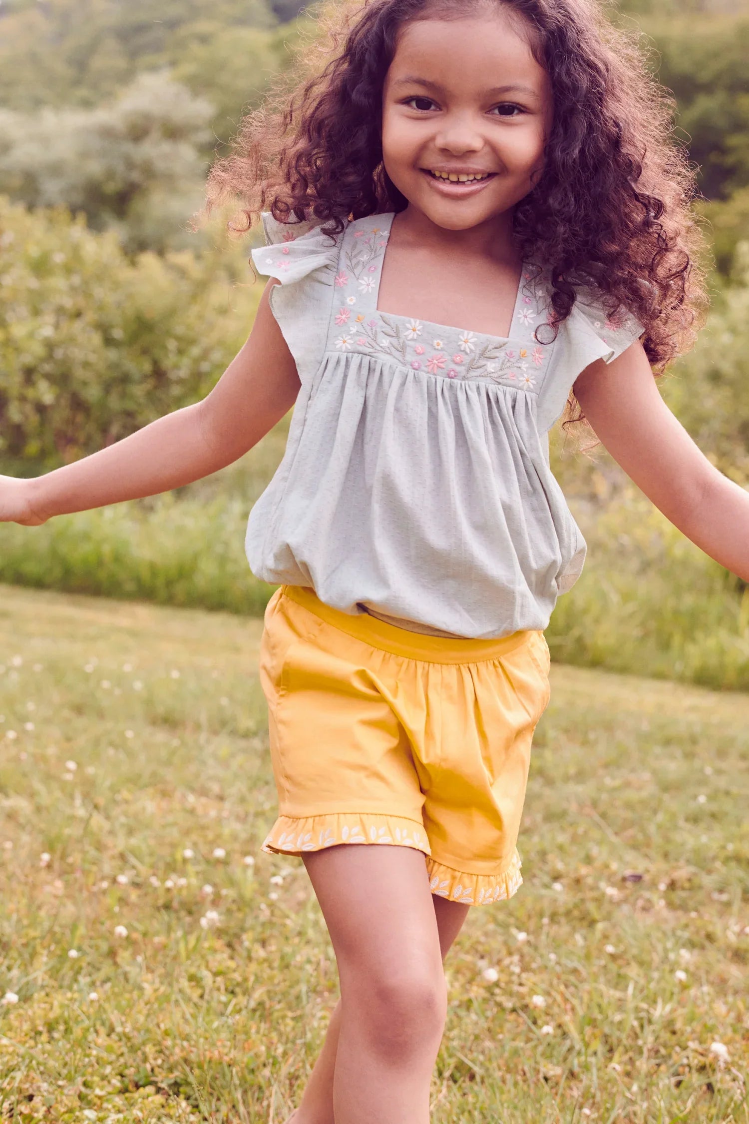 Sunflower Twill Cotton Shorts
