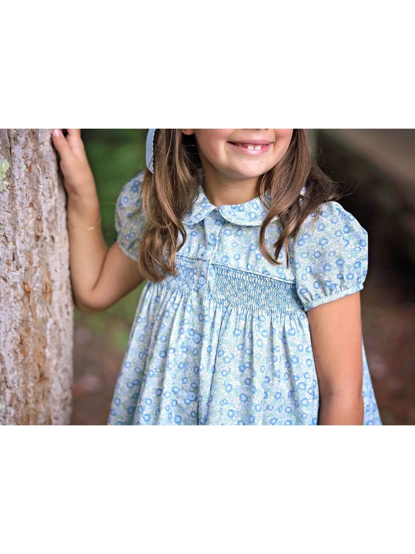 Ella Smocked Floral Dress