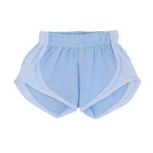Blue Stripe / White Side Shorts