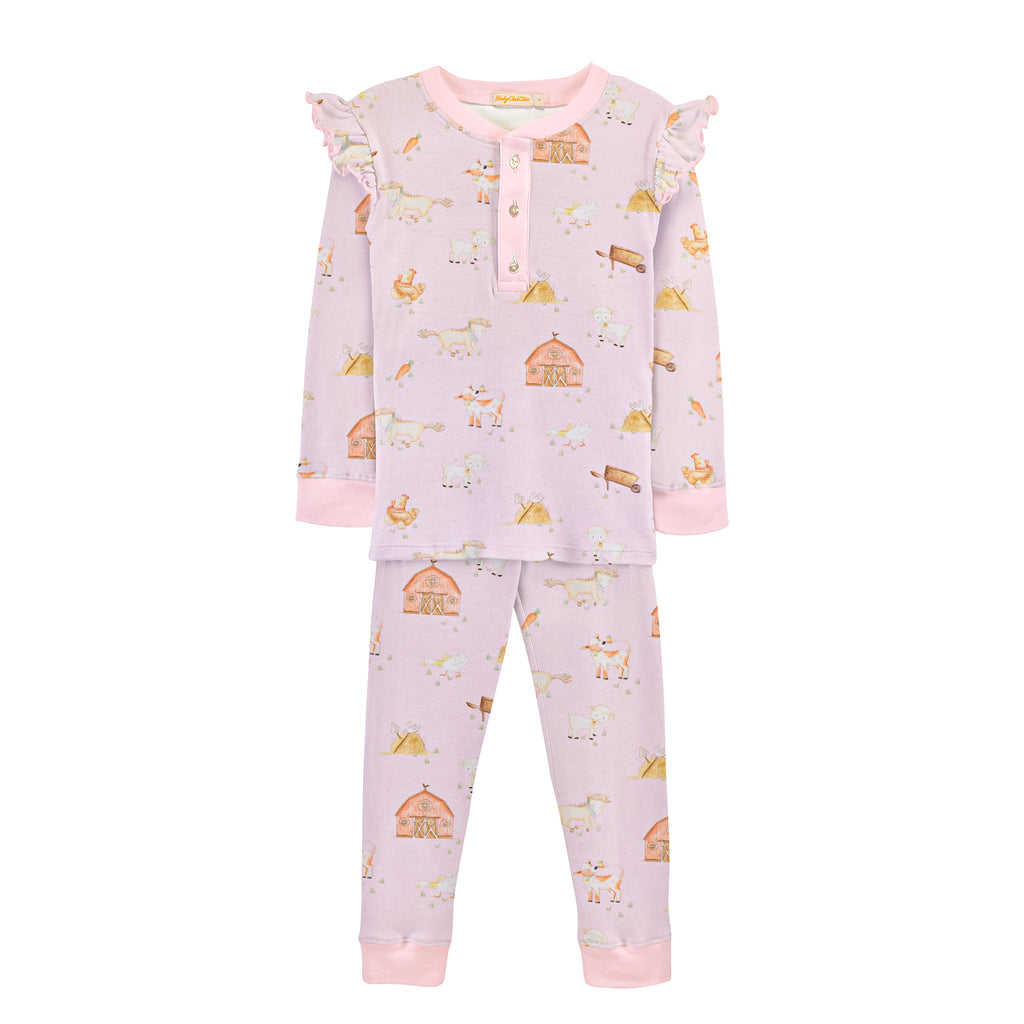 Little Farm Pink Kid Set w/ Ruffle