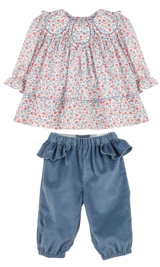 Mulberry Petal & Plush Pant Set