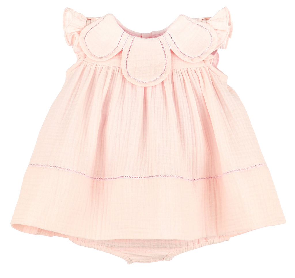 Cuddle Cotton Petal Float Dress - Pink
