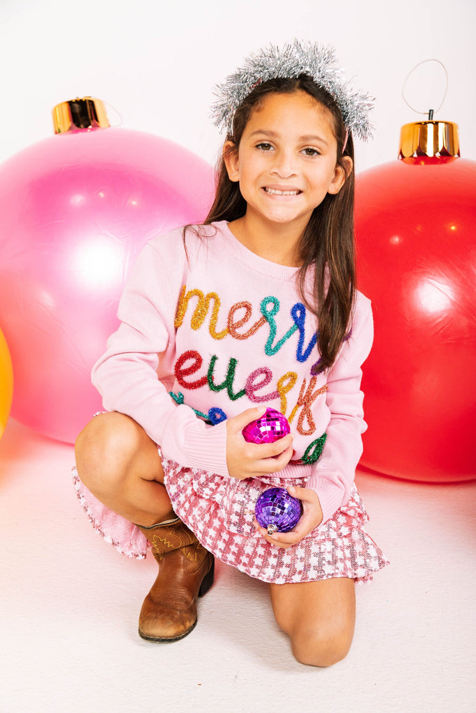Pink Merry Everything Sweater