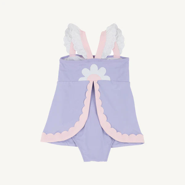 Sanctuary Scalloped Swimsuit- Lauderdale Lavender