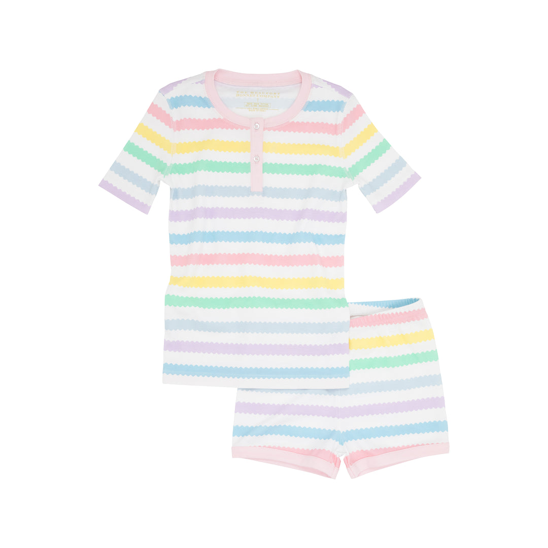 Sara Jane Short Set - Wellington Wiggle Stripe
