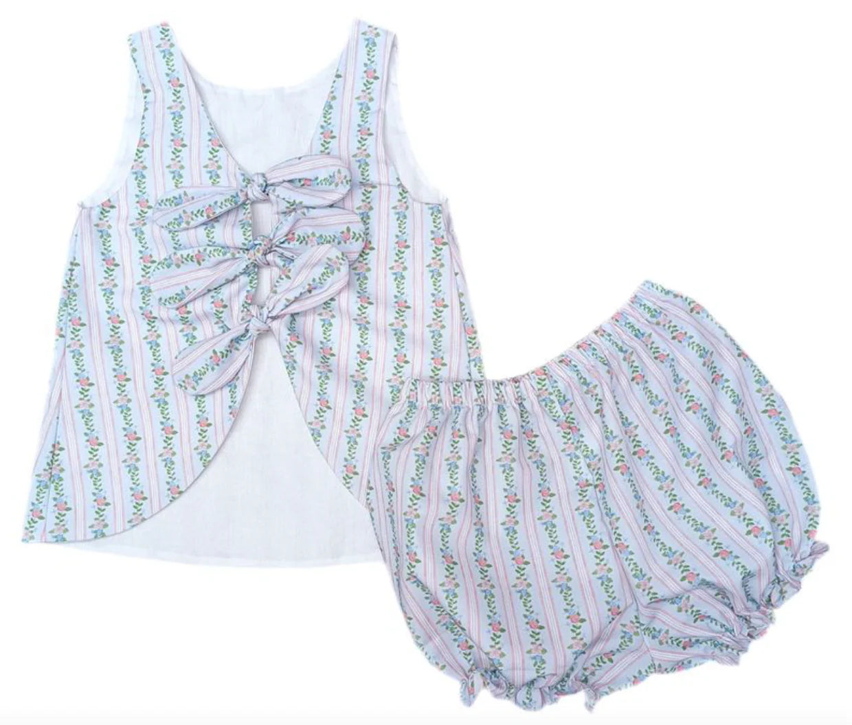 Kinley Bloomer Set- Pink/Blue Floral
