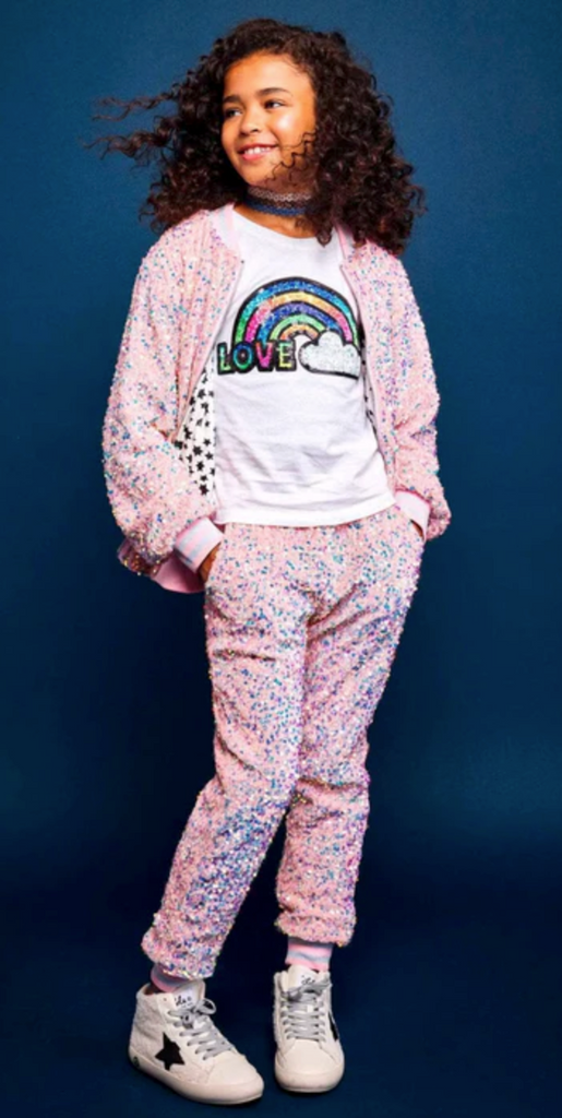 Cotton Candy Sequin Velour Set